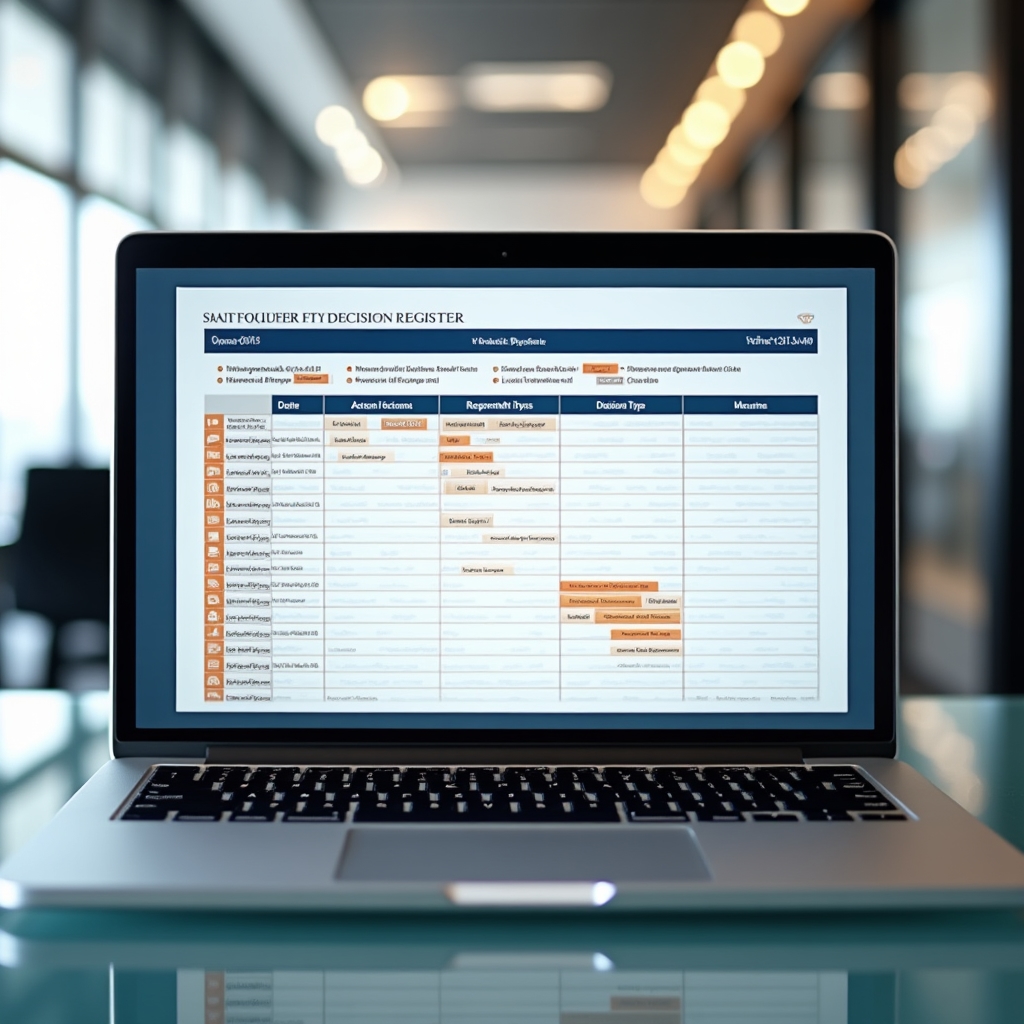 Decision history tracking document overview