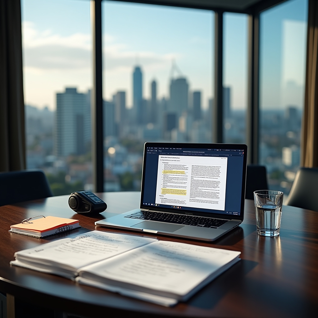 Professional meeting documentation process